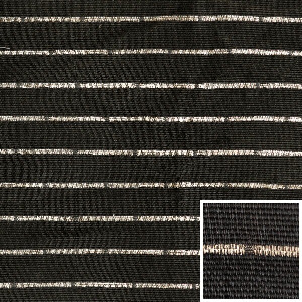 G&T Boat Silver Stripe Fabric | Chaparral Black 57″ (Yard)