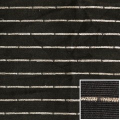 G&T Boat Silver Stripe Fabric | Chaparral Black 57″ (Yard)