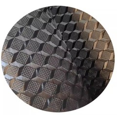 Cubed Jacquard Black Carbon Fiber Fabric Cloth 3K 240g 50cmx100cm