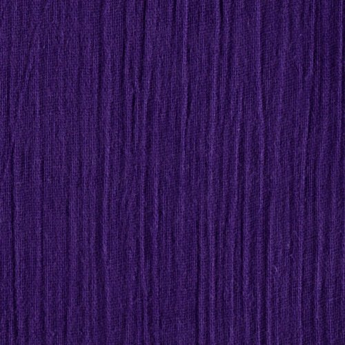 Cotton Gauze Crinkled Light Weight garment PURPLE dresses fabric 50″ 10 YARDS