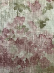 Covington Fabric 54 Inches Wide X 42 Inches Long Blush Pink On Cream Cotton