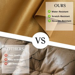 HYVAKUPPA gold marine vinyl fabric 1 yard