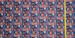 EVANGELION EVOLUTION GREY ANIME 1 YARD FABRIC ( 36″ X 58″ ) BRAND NEW