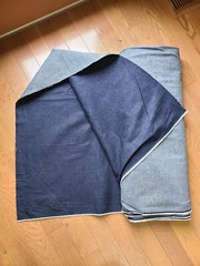 9+ YARDS VINTAGE DEEP INDIGO DENIM 100% COTTON FABRIC 58″ WIDE