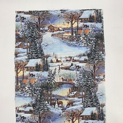 Sam Timm ” SCENIC ” Fabric Wild Wings 2.33 Yards Deer SPRINGS CREATIVE CP43795