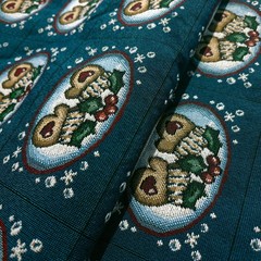 Holiday Mitten Tapestry Fabric 54″ By The Yard