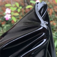 19.7″x57″ Vinyl Faux Leather Wet Look Glossy Fabric Mirrored Stretch Dress Bag