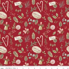 Holiday Spirit ~ 5″ x 5″ Cotton Squares $3.99 Ships ANY Amount Of Fabric