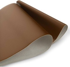 12*54” Vinyl Upholstery Leather Brown Marine Auto Boat Faux Fabric DIY Repair