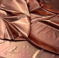 10 Yard Copper Iridescent Metallic Stretch Lame Fabric 56” With
