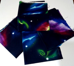 2 Fat Quarters Northern Lights The Last Frontier 6741 Robert Kaufman Fabric18x21