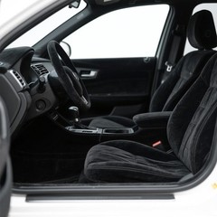 Black Self-Adhesive Microfiber Suede Fabric 39.37″x78.74″ for Car Interior