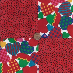 A Spot in my Heart Cotton Fabric Quilt Square Charms Craft Blocks CK