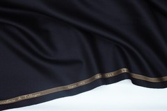 Lanificio di Tollegno suiting fabric midnight dark blue premium quality