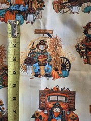 Scarecrow Cotton Fabric Brother Sister Design Studio 1 Yard New
