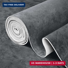 Suede Headliner Fabric, 96″ L×60″ W Dark Grey Car Headliner Material, Tela para