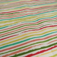 Quilting Fabric Sewing Craft Jet Set Mini Stripe Waverly Inspirations 74″ x 45″