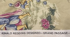 Fabric Ronald Redding Grand Passage Asian Camel Elephant Chinoiserie Upholstery
