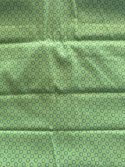 Lime Green, Navy Blue and Light Blue Cotton Fabric 3 Yards And 15 Inches.
