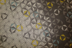 1 of 8 yds Brentano Fabric Equinox Sagittarius Kaleidoscope Upholstery 54″w BTY