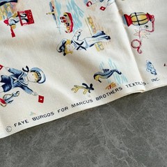 Children Playing Sailor Fabric, Faye Burgos for Marcus Brothers – 2yd, 44″
