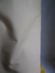 VTG Solid Pale Butternut Yellow Fabric, Lt Weight, Semi Sheer 44″ W BTY
