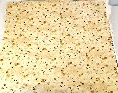 Elizabeth’s Studio Mini Sea Shells Footprints Beach Sand Cotton Fabric 43 x 190″