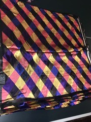 60% Silk 40%Cotton fine Fabric 32” square panel scarf clothings shirt