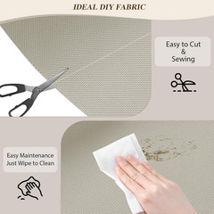 100% Waterproof Outdoor Fabric by the Yard, 58″ W 600D Marine Canvas Fabric with
