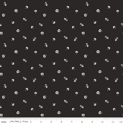 Ink & Ivory Ditsy Ink Fabric by the Yard or Fat Quarter | Riley Blake Designs