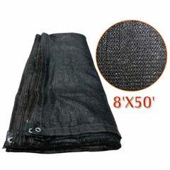 5′ 6′ 8′ Black Fence Windscreen Privacy Screen Shade Cover Fabric Mesh Garden