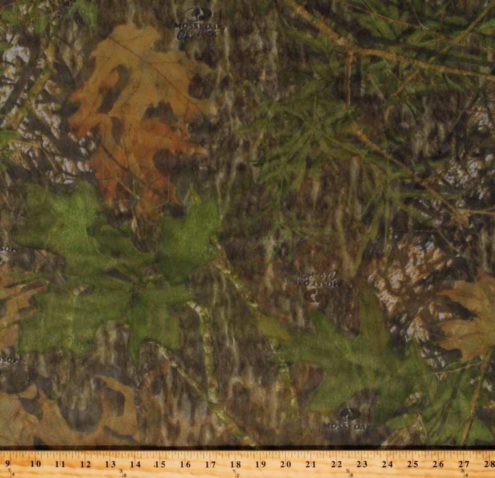 Mossy Oak® Camouflage No-See-Um Mosquito Netting Mesh Fabric by the Yard A509.22