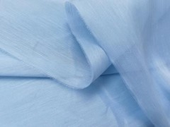 Natural Silk Linen Fabric 54” Wide By Yard Baby Blue Silk Flax Material Slubbed