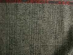 DORMEUIL 67% WOOL & 33% SILK JACKETING FABRIC “Dorsilk Red” Check/Plaid = 2.0 m.