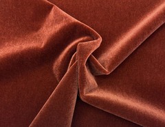 DESIGNER PLUSH MOHAIR AUTUMN RED VELVET MULTIPURPOSE FABRIC BY YARD 55″W