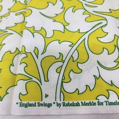 Rebekah Merkle England Swings Sewing Fabric 32 x 44 inches Timeless Treasures