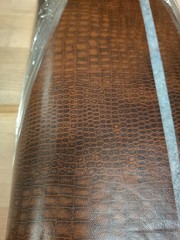 Berkshire Home Faux Small Crocodile Brown Indoor Outdoor Fabric 8 Yards
