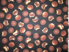 Cookies Marshmallow Chocolate Crackers Snacks Food Cotton Fabric FQ