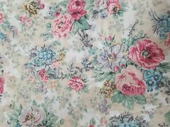 Ralph Lauren Brittany Floral Fabric Remnants Vintage USA 100% Cotton