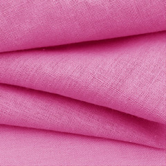 Linen Fabric by the Yard, 61 Inch Wide Pink Blend Cloth, 60% Linen 40%