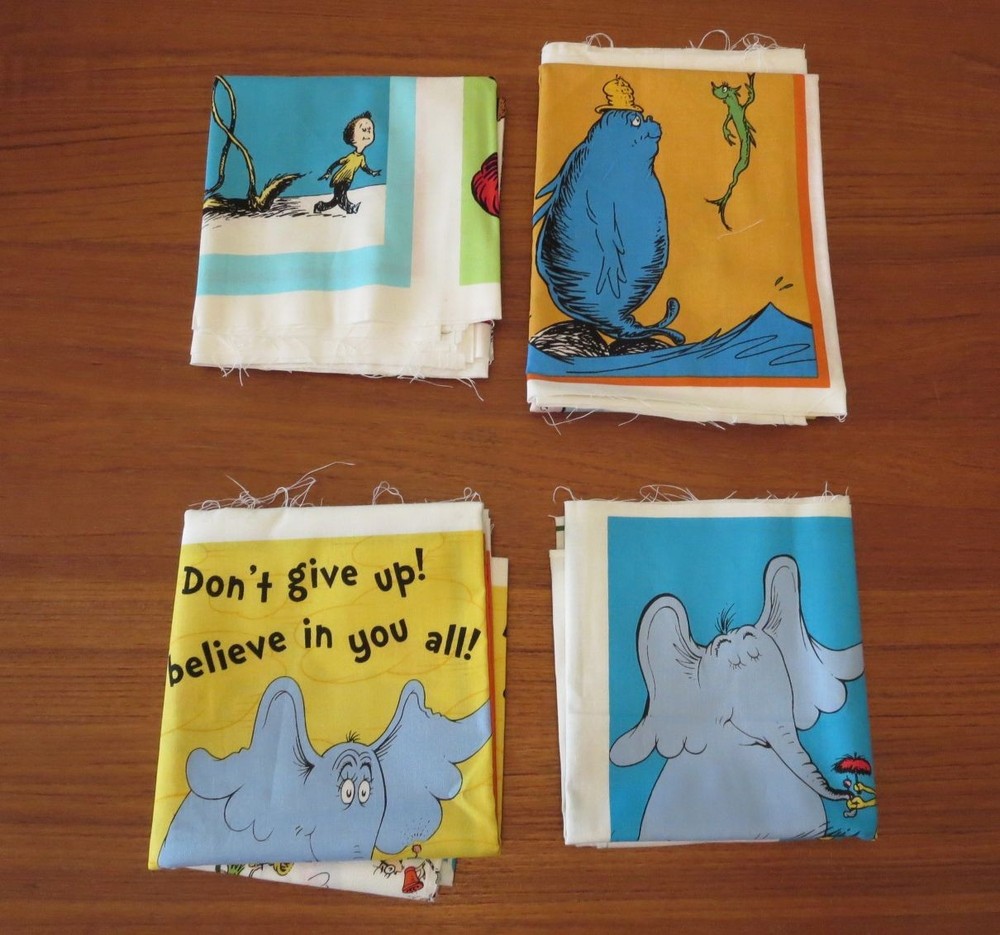 Robert Kaufman Fabrics Dr Seuss 4 Assorted Patterns