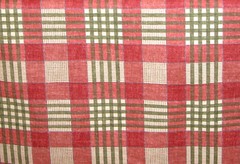Drapery Upholstery Fabric 54″ Wide 8 oz. Cotton Duck Plaid – Pink / Green