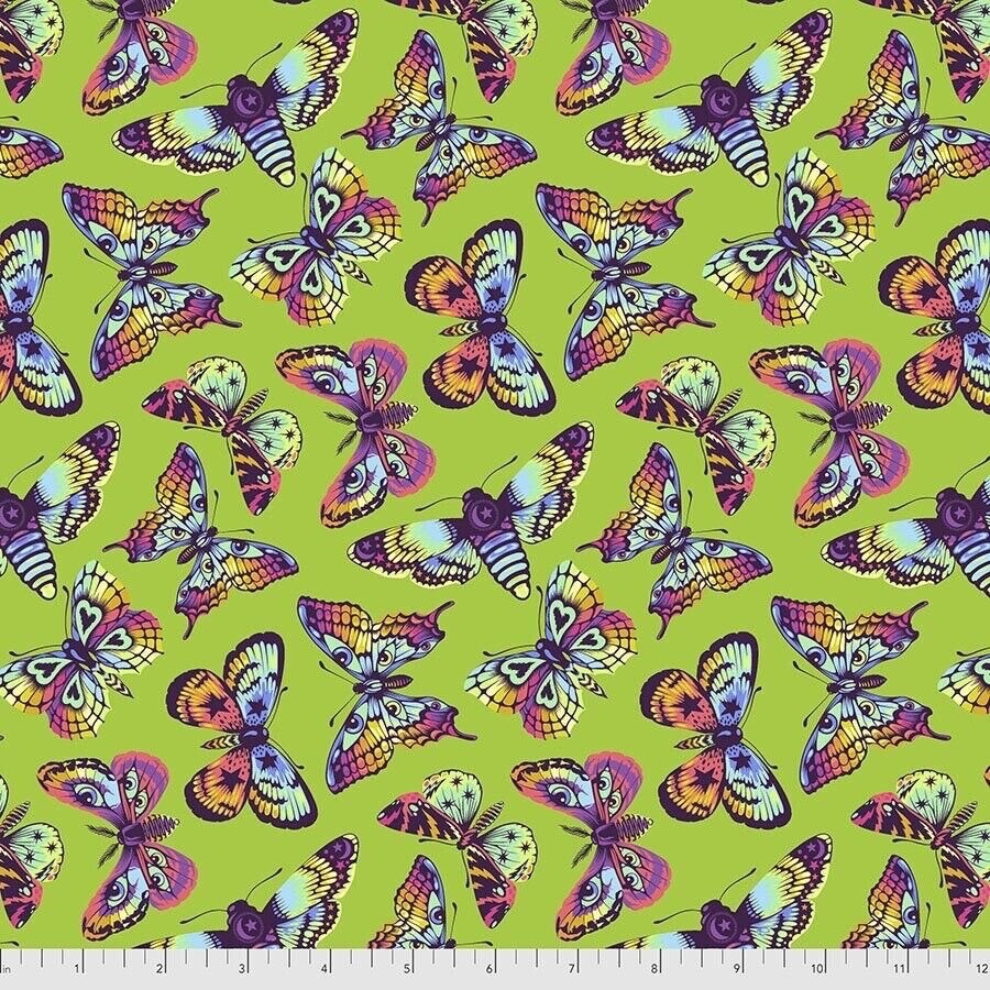 TULA PINK DAYDREAMER Butterfly Kisses Cotton Fabric Half Yard 18 x 44