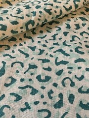 Peter Fasano Leopardo 100% Linen Fabric 5 Continuous Yards