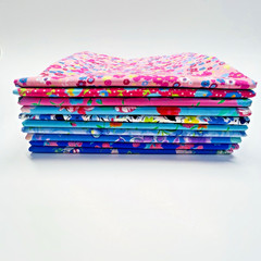 Cotton Floral Fabric Quilt Bundle # 30 / 1 Yard of Each Color / 10 yards for $15