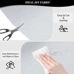 Anminy 100 Waterproof Outdoor Fabric 5 Yards 58 W 600D Marine Canvas Fabric Pvc