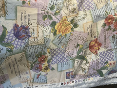 Timeless Treasures “Poetic” CM-3127 Cotton Quilt Fabric Travel, Floral BTHY