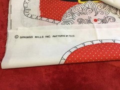 VTG 70s Spring Mills Santa Fabric Panel Cut & Sew Pillow Doll Uncut Pattern 7513