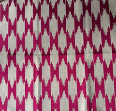 Clarke&Clarke Pemba Fuchsia Designer Fabric Remnant 24″x24″