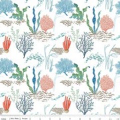 Free As An Ocean Reef Cotton Fabric Riley Blake By the Yard